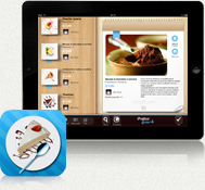 carta dolci sfogliabile con iPad